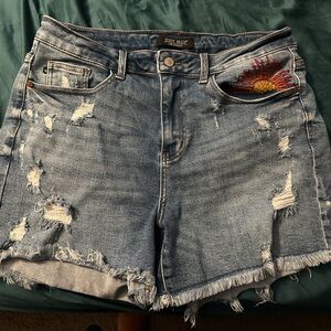 Judy Blue Classic Denim Jean shorts - Sun